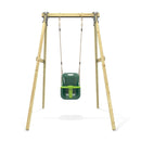 Rebo Glide Wooden Single Swing Sets with Swing Seat – Dandelion