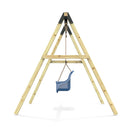 Rebo Glide Wooden Single Swing Sets with Swing Seat – Dandelion
