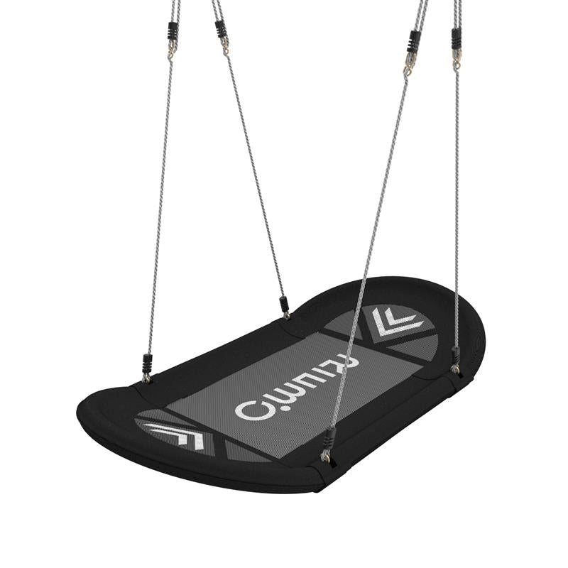 Rebo High Density Fabric Boat Style Swing Seat - Single Boat Swing Seat