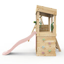 Rebo Lookout Tower with Double Swing, Wave Slide, Adventure and Den Packs