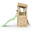 Rebo Lookout Tower with Double Swing, Wave Slide, Adventure and Den Packs