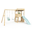 Rebo Lookout Tower with Double Swing, Wave Slide and Adventure Pack