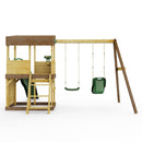 Rebo Lookout Tower with Double Swing, Wave Slide and Adventure Pack