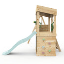 Rebo Lookout Tower with Single Swing, Wave Slide, Adventure and Den Packs