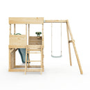 Rebo Lookout Tower with Single Swing, Wave Slide and Adventure Pack