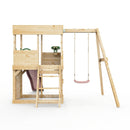Rebo Lookout Tower with Single Swing, Wave Slide and Adventure Pack