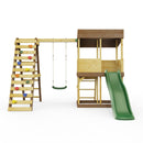 Rebo Lookout Tower with Single Swing, Wave Slide and Climbing Wall
