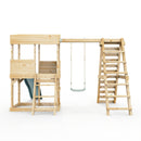 Rebo Lookout Tower with Single Swing, Wave Slide and Climbing Wall