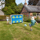 Rebo Portable PVC Football Goal with Training Kit - 8 x 6 FT