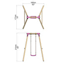 Rebo Single Swing Set - Solar Purple