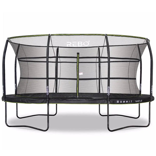 Rebo Summit Oval 12 x 16FT Trampoline and Safety Enclosure