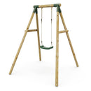 Rebo Wooden Single Garden Swing Set - Solar