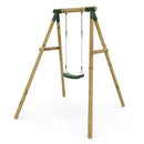 Rebo Wooden Single Garden Swing Set - Solar