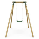 Rebo Wooden Single Garden Swing Set - Solar