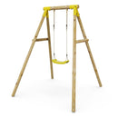 Rebo Wooden Single Garden Swing Set - Solar Yellow