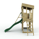 Rebo XL Lookout Tower Playhouse with Double Swing and Slide