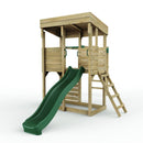Rebo XL Lookout Tower Playhouse with Monkey Bars and Slide