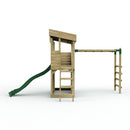 Rebo XL Lookout Tower Playhouse with Monkey Bars and Slide