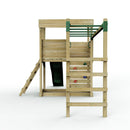 Rebo XL Lookout Tower Playhouse with Monkey Bars and Slide