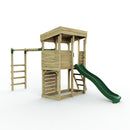 Rebo XL Lookout Tower Playhouse with Monkey Bars and Slide