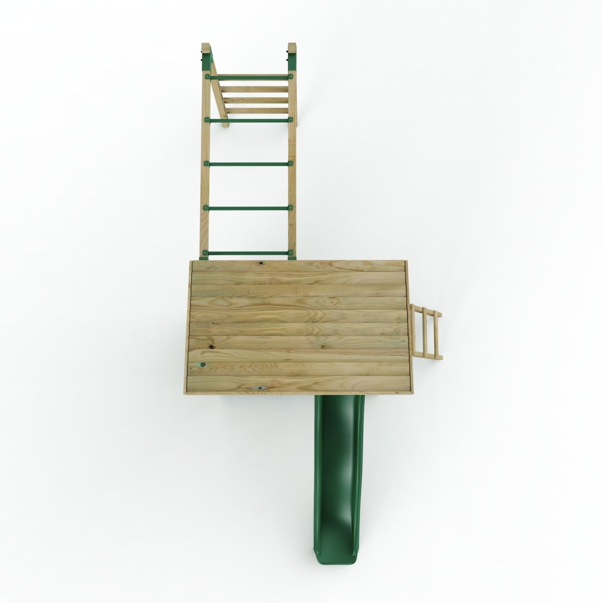 Rebo XL Lookout Tower Playhouse with Monkey Bars and Slide