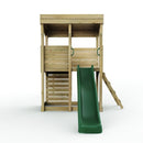 Rebo XL Lookout Tower Playhouse with Monkey Bars and Slide