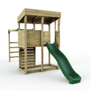 Rebo XL Lookout Tower Playhouse with Monkey Bars and Slide