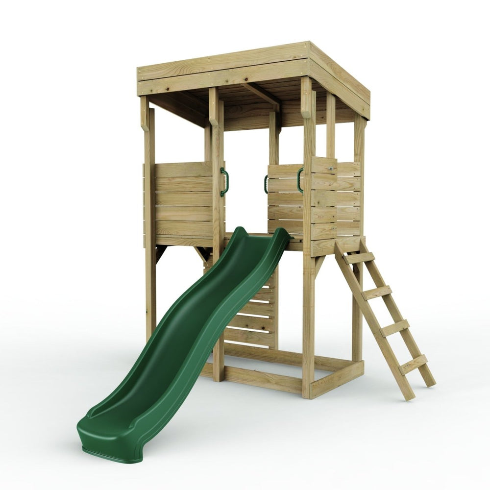 Rebo XL Lookout Tower Playhouse with Slide