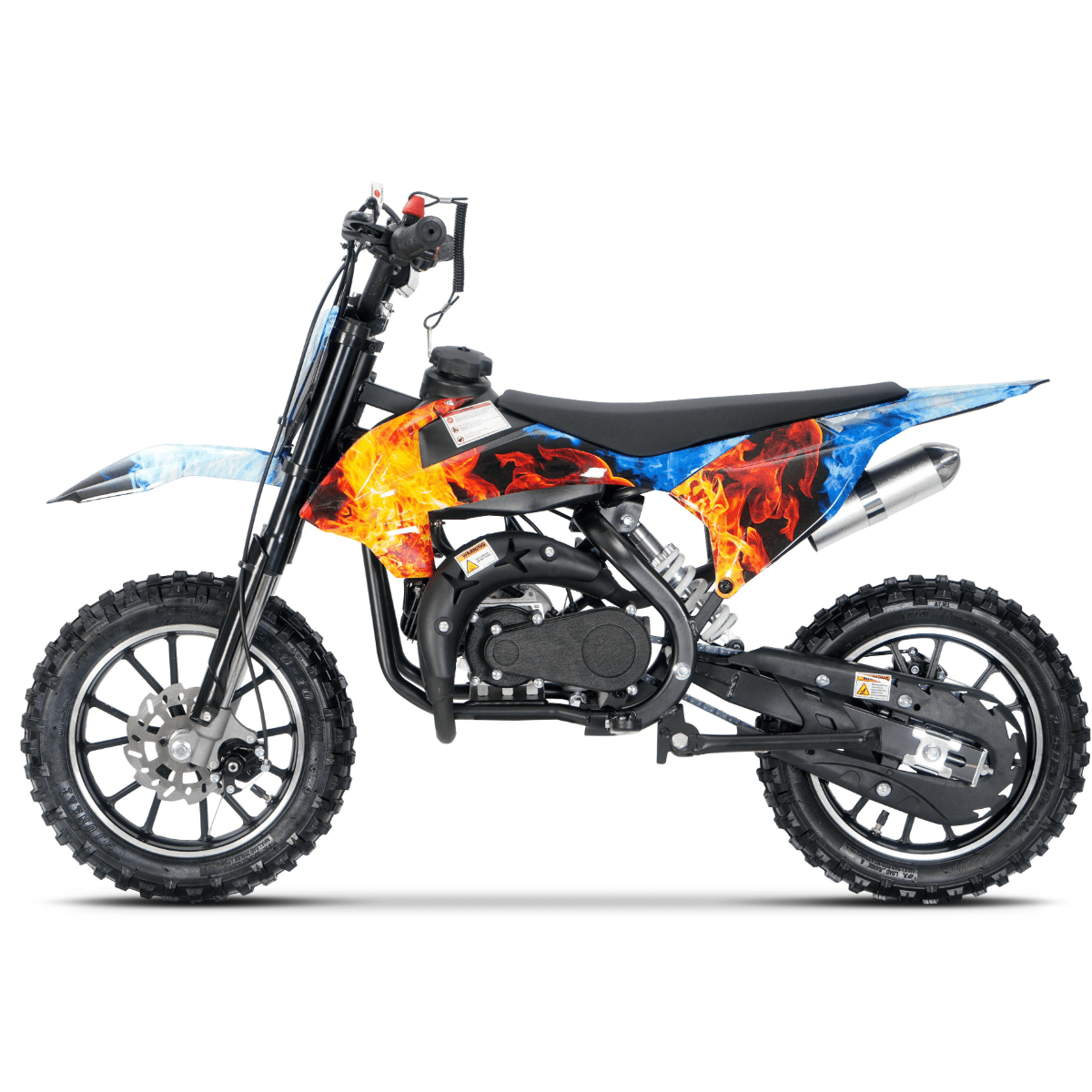 Renegade 80R 49cc Petrol Mini Dirt Bike - Fire | OutdoorToys