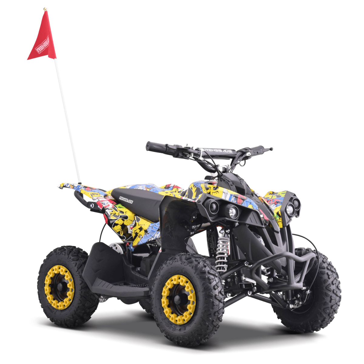 Renegade Race - X Kids 36V Electric Mini Quad Bike - Comic
