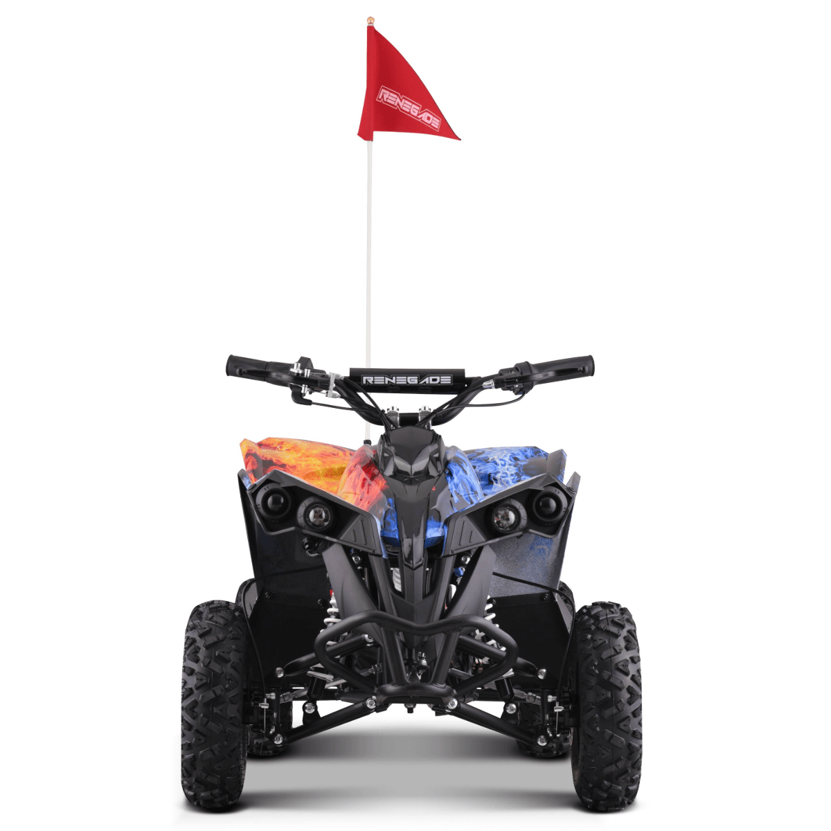 Renegade Race - X Kids 36V Electric Mini Quad Bike - Fire