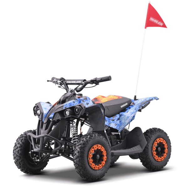 Renegade Race - X Kids 36V Electric Mini Quad Bike - Fire