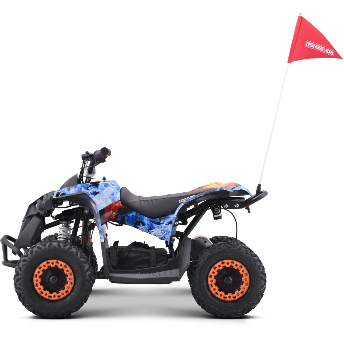 Renegade Race - X Kids 36V Electric Mini Quad Bike - Fire