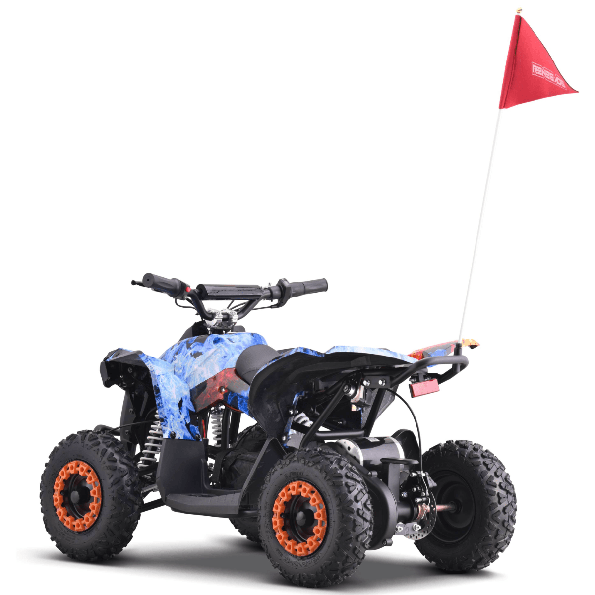 Renegade Race - X Kids 36V Electric Mini Quad Bike - Fire