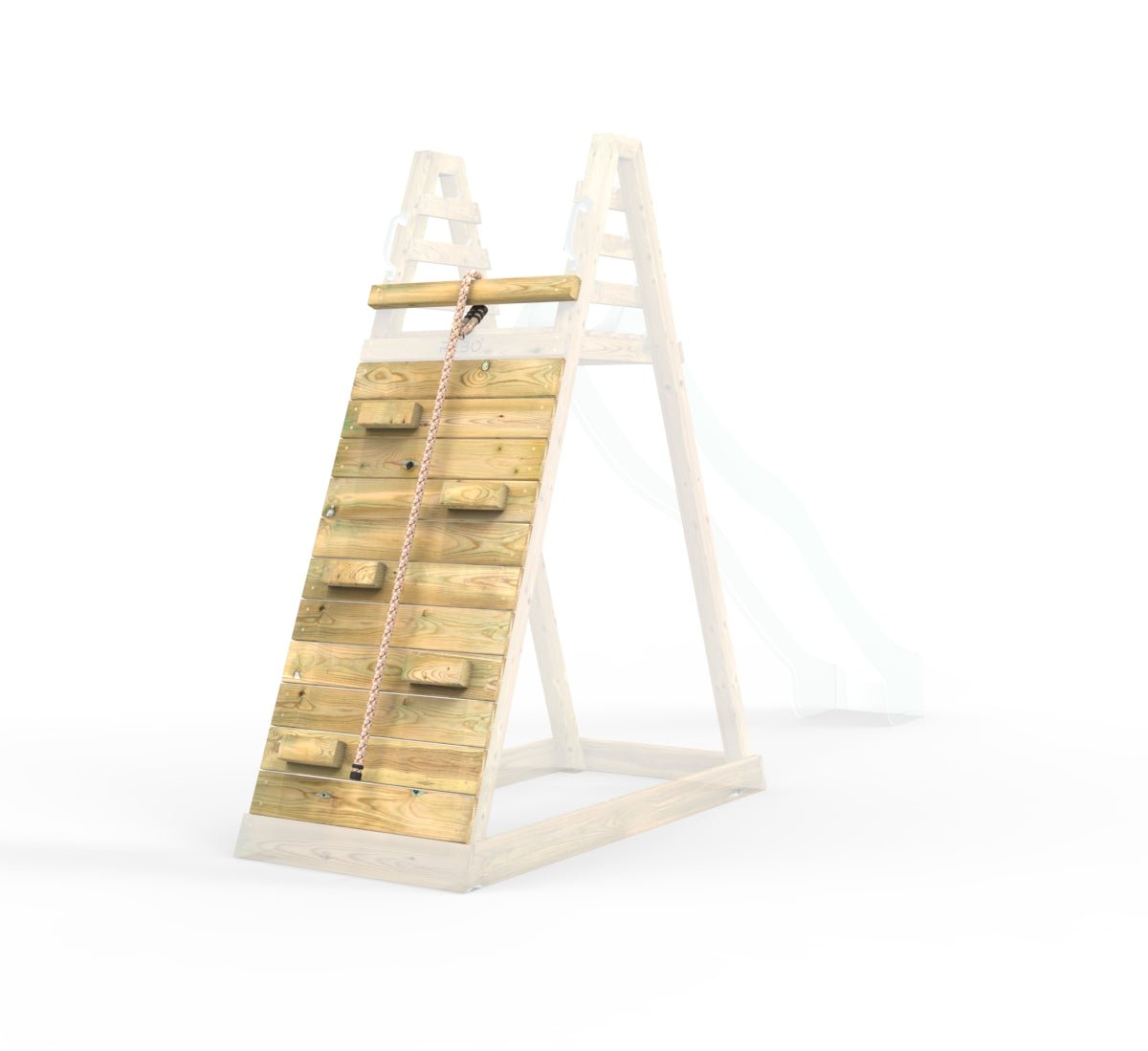 10FT Slide Platform Adventure Wall Pack (Boards, Footholds & Rope)