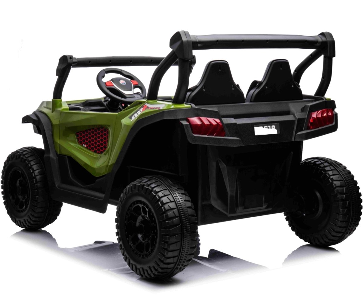 2 Seater 4WD 1000R UTV Kids Electric 12V Ride On Jeep - Green