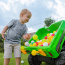 6 Wheel 4WD UTV Utility Tipper 12V Kids Electric Jeep - Green