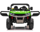 6 Wheel 4WD UTV Utility Tipper 12V Kids Electric Jeep - Green