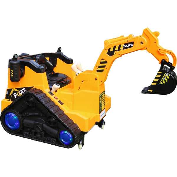 Battery Operated Ride On Digger with 360 Degree Spin and Working Bucket