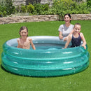 Bestway 67in x H21in Big Metallic 3-Ring Kid’s Inflatable Paddling Pool – BW51042