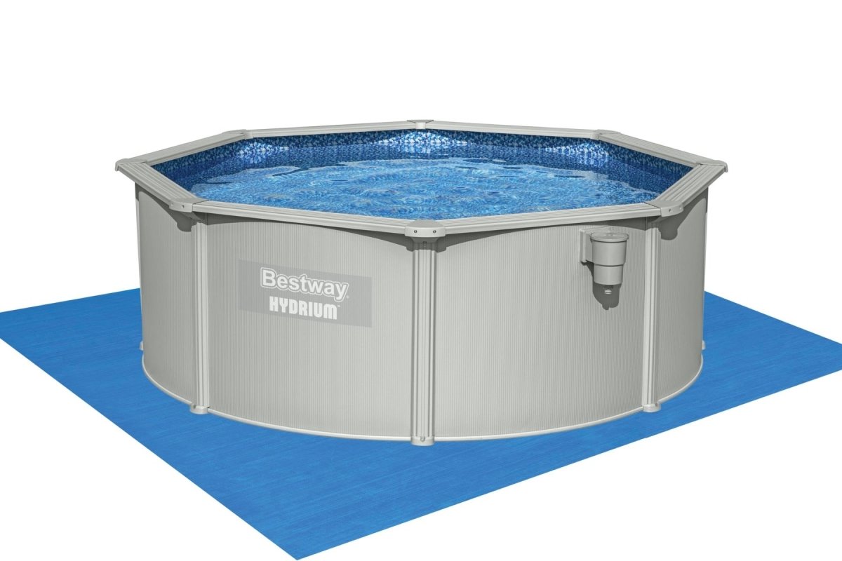 Bestway Hydrium 12ft x 48in Pool Set Above Ground Swimming Pool with Sand Filter Pump – BW56574