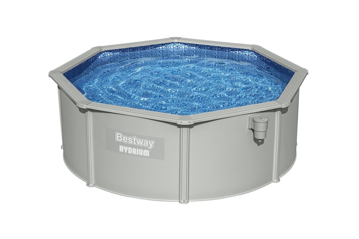 Bestway Hydrium 12ft x 48in Pool Set Above Ground Swimming Pool with Sand Filter Pump – BW56574