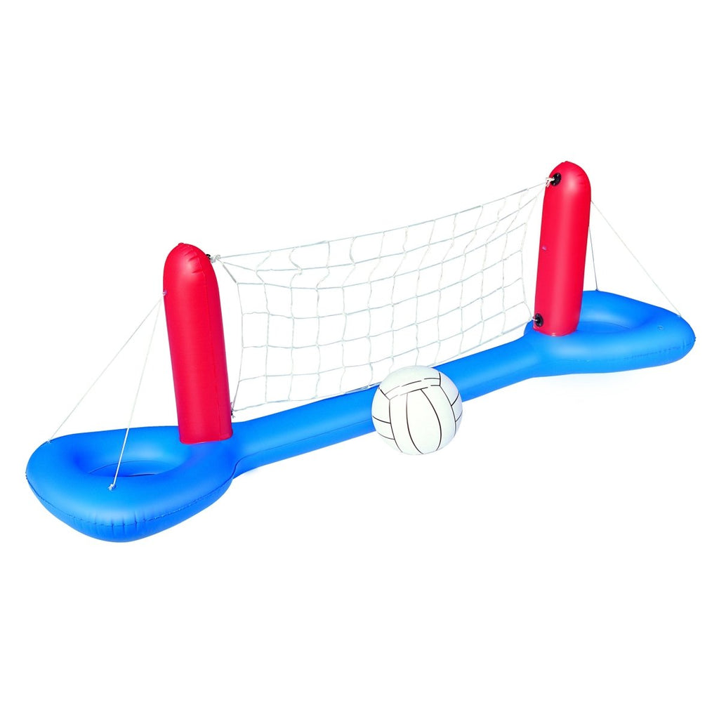 Inflatable pool deals volleyball set