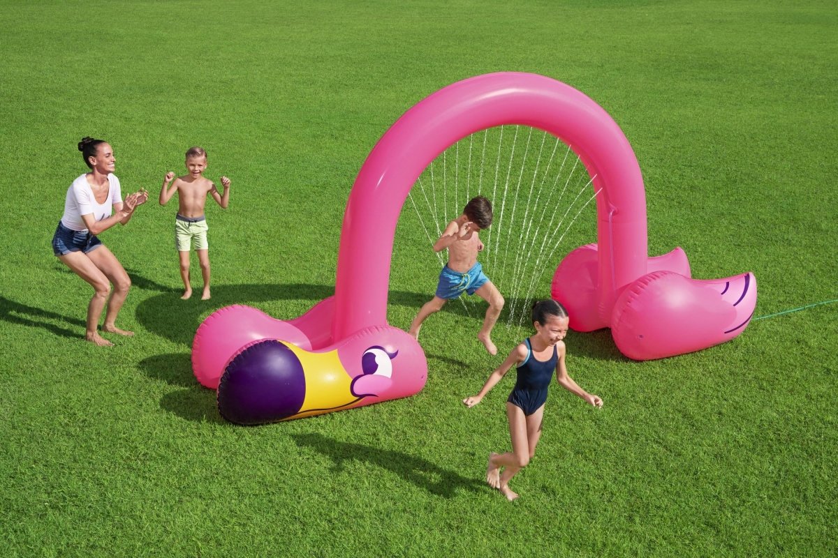 Bestway Jumbo Flamingo Sprinkler Inflatable Garden Toy – BW52382