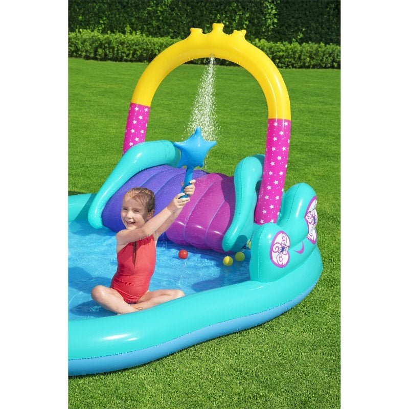 Bestway Magical Unicorn Carriage Children's Paddling Pool and Play Centre – BW53097