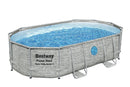 Bestway Power Steel Swim Vista Series™ 16ft x 10ft x 42in Oval Pool Set with Filter Pump – BW56946