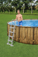 Bestway Power Steel Swim Vista Series 16ft x 48in Pool with Filter Pump – BW56725