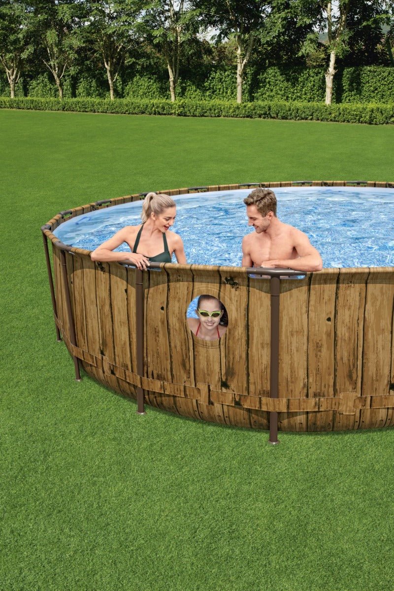 pool Intex 8.5ftx 5.25ft x 18in Blow Up Family Swim Center