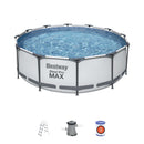 Bestway Steel Pro Frame Swimming Pool with Pump - 12ft x 39.5in - New Generation BW56418