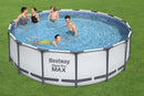 Bestway Steel Pro Max Frame Set Above Ground Pool - Blue, 15 Ft - New Generation BW56438